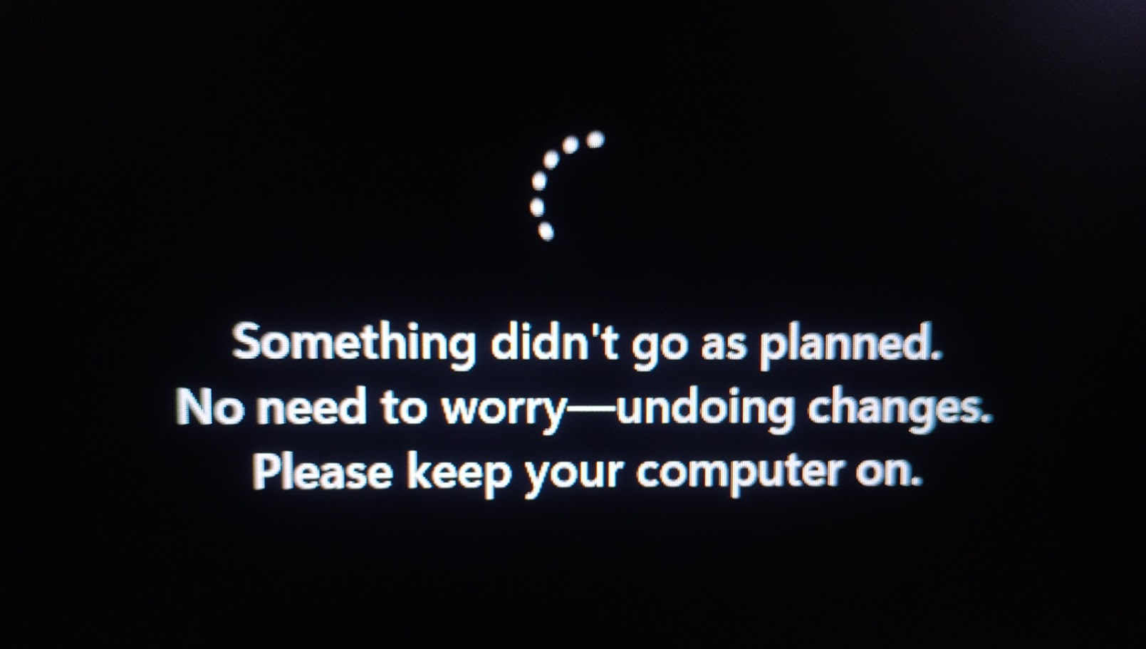 Windows Update Failed